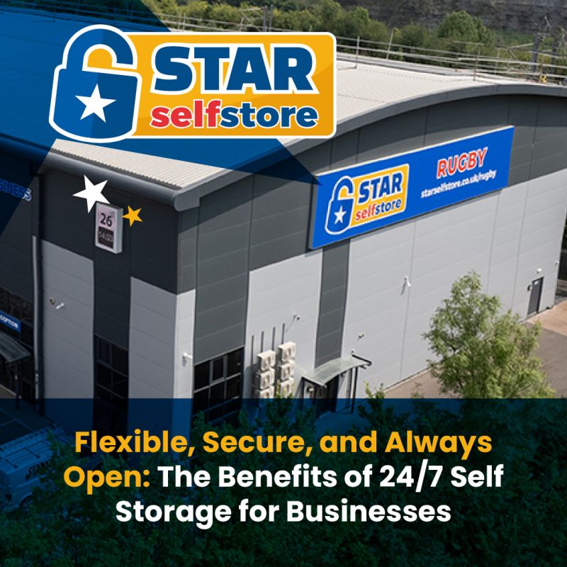 Flexible Secure And Always Open The Benefits Of 24 7 Self Storage For Businesses