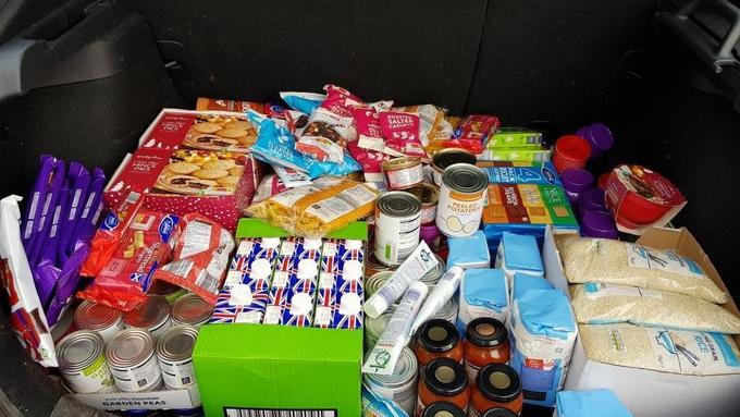 Donation to the Rugby Foodbank