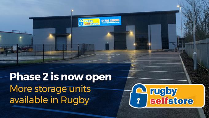 Phase 2 Now Open at Rugby Self Store